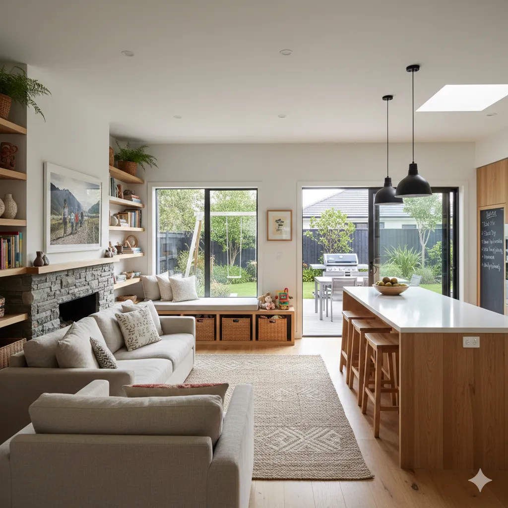 Organised Kiwi family home